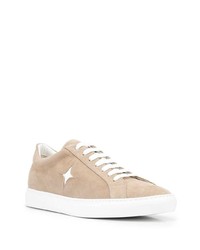 hellbeige Wildleder niedrige Sneakers von Madison.Maison