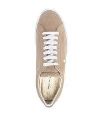 hellbeige Wildleder niedrige Sneakers von Madison.Maison