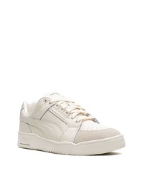 hellbeige Wildleder niedrige Sneakers von Puma