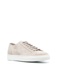 hellbeige Wildleder niedrige Sneakers von Doucal's