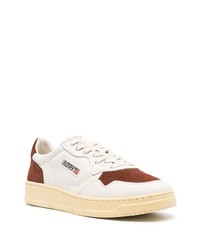 hellbeige Wildleder niedrige Sneakers von AUTRY