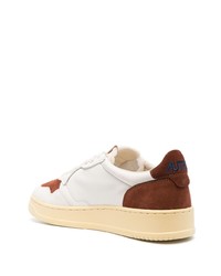 hellbeige Wildleder niedrige Sneakers von AUTRY