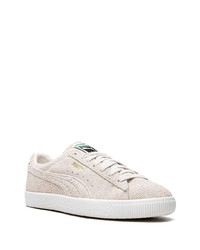 hellbeige Wildleder niedrige Sneakers von Puma