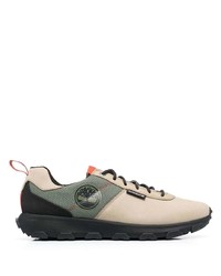 hellbeige Wildleder niedrige Sneakers von Timberland