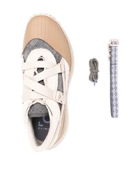 hellbeige Wildleder niedrige Sneakers von Converse