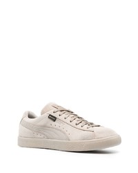 hellbeige Wildleder niedrige Sneakers von Puma