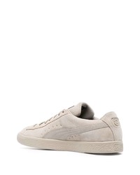 hellbeige Wildleder niedrige Sneakers von Puma