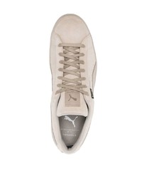 hellbeige Wildleder niedrige Sneakers von Puma