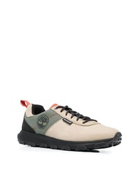 hellbeige Wildleder niedrige Sneakers von Timberland