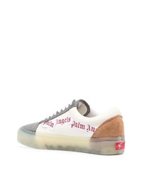 hellbeige Wildleder niedrige Sneakers von Vans