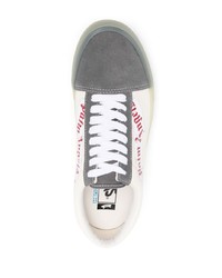 hellbeige Wildleder niedrige Sneakers von Vans