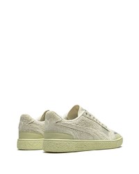 hellbeige Wildleder niedrige Sneakers von Puma