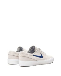 hellbeige Wildleder niedrige Sneakers von Nike