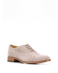 hellbeige Wildleder Oxford Schuhe von Scarosso