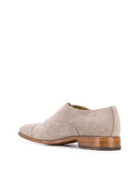 hellbeige Wildleder Oxford Schuhe von Scarosso