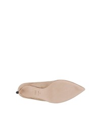 hellbeige Wildleder Pumps von Hugo