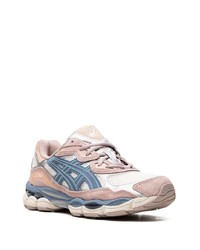 hellbeige Wildleder Sportschuhe von Asics