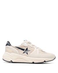 hellbeige Wildleder Sportschuhe von Golden Goose