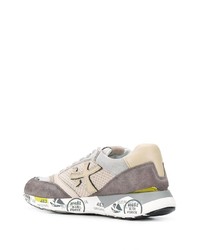 hellbeige Wildleder Sportschuhe von Premiata