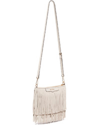 hellbeige Wildleder Umhängetasche von Rebecca Minkoff