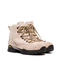 hellbeige Wildlederfreizeitstiefel von Roa