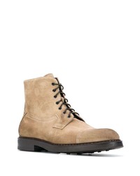 hellbeige Wildlederfreizeitstiefel von Doucal's