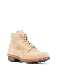 hellbeige Wildlederfreizeitstiefel von VISVIM