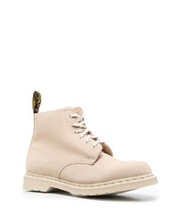 hellbeige Wildlederfreizeitstiefel von Dr. Martens