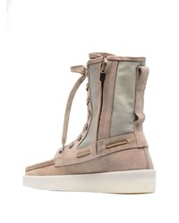 hellbeige Wildlederfreizeitstiefel von Fear Of God