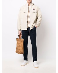 hellbeige Windjacke von Tommy Jeans