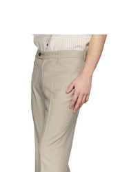 hellbeige Wollchinohose von Martin Asbjorn