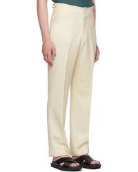 hellbeige Wollchinohose von Factor's