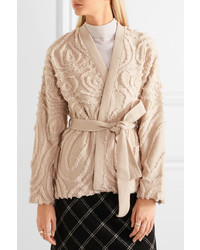 hellbeige Wolljacke von Maiyet