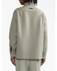 hellbeige Wolllangarmhemd von Fear Of God