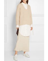 hellbeige Wollpullover von Acne Studios