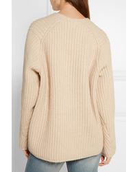 hellbeige Wollpullover von Acne Studios