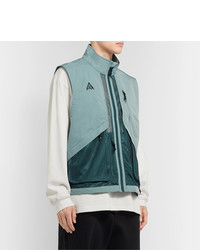 hellblaue ärmellose Jacke von Nike