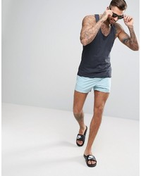 hellblaue Badeshorts von Asos