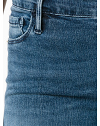 hellblaue enge Jeans aus Baumwolle von Frame