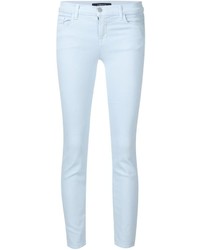 hellblaue enge Jeans aus Baumwolle von J Brand