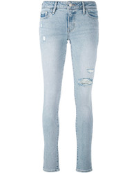 hellblaue enge Jeans aus Baumwolle von Levi's
