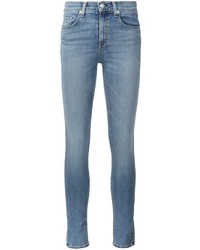 hellblaue enge Jeans aus Baumwolle von Rag & Bone