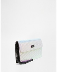 hellblaue bedruckte Clutch von Pauls Boutique