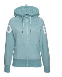 hellblaue bedruckte Jacke von Elbsand