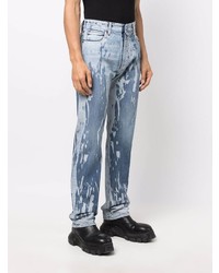 hellblaue bedruckte Jeans von Just Cavalli