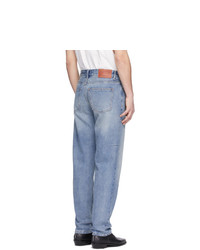 hellblaue bedruckte Jeans von Stolen Girlfriends Club