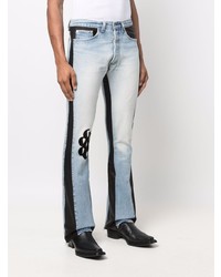 hellblaue bedruckte Jeans von GALLERY DEPT.