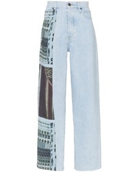 hellblaue bedruckte Jeans von Calvin Klein Jeans Est. 1978