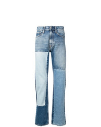 hellblaue bedruckte Jeans von Calvin Klein Jeans