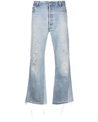 hellblaue bedruckte Jeans von GALLERY DEPT.